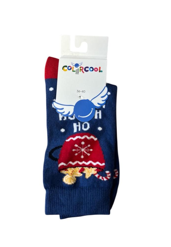 Șosete Dama – Crăciun,Imprimeu Happy ,Engros